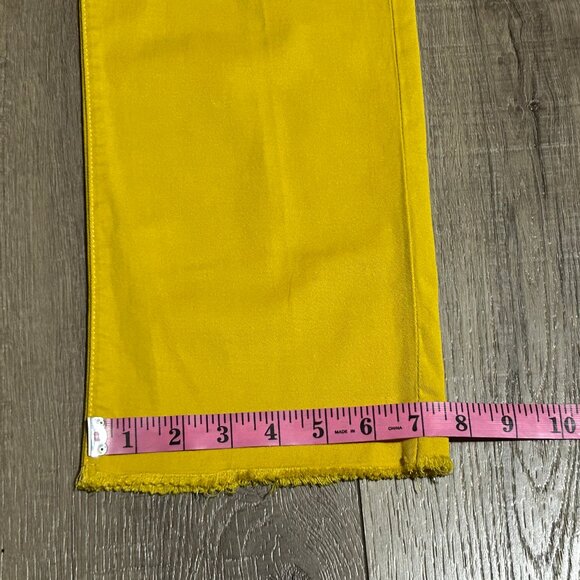CAbi Utility Trouser Pants Size 6 Mustard Yellow Style #5869 - Picture 11 of 13